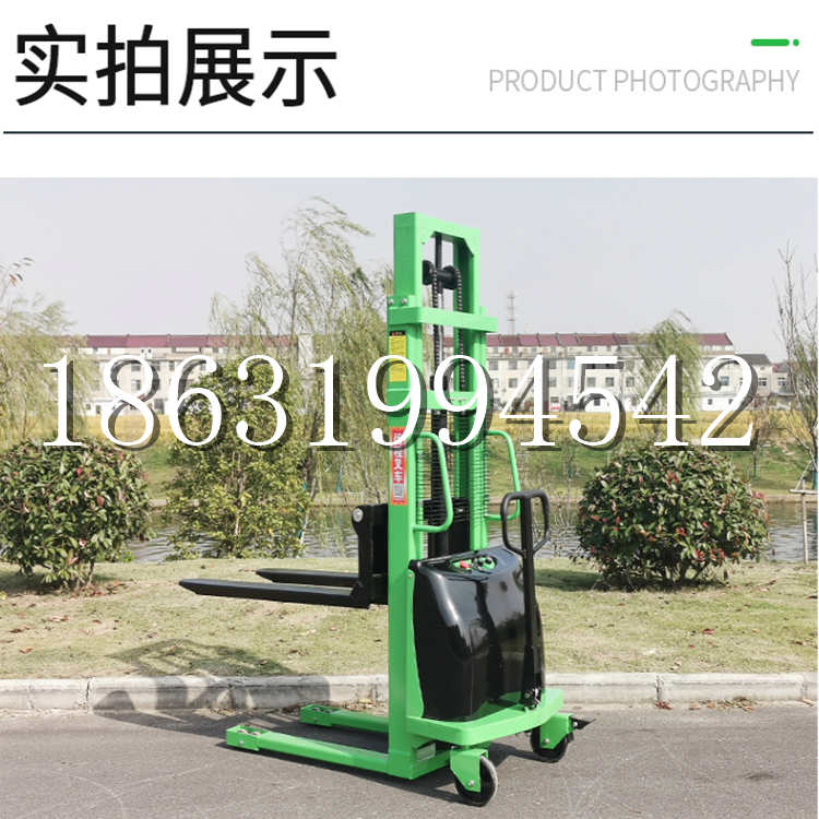 滨州市电动叉车堆高车液压铲车电瓶1吨2吨站驾步行式小型全自动叉车